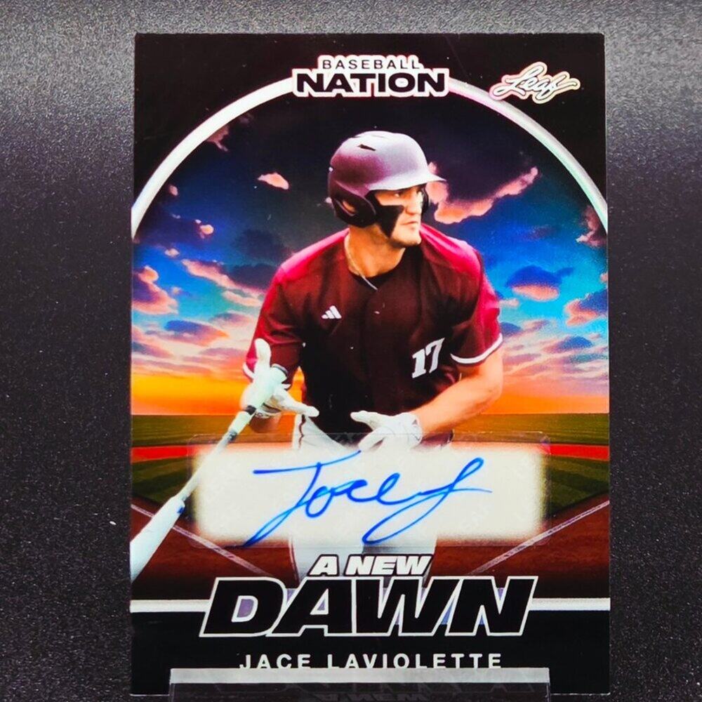 2025 Jace Laviolette 1/1 A New Dawn Auto Cleveland Guardians Top Prospect